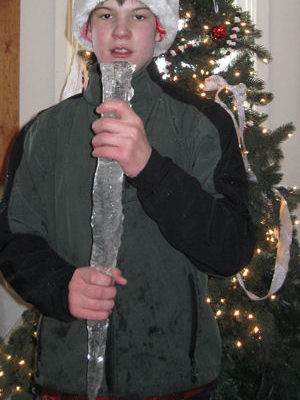 You Know It’s Cold When Icicles Look Like This