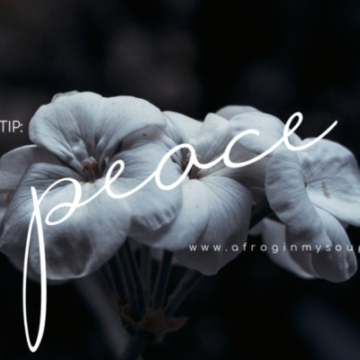 Homeschool Tip – Peace