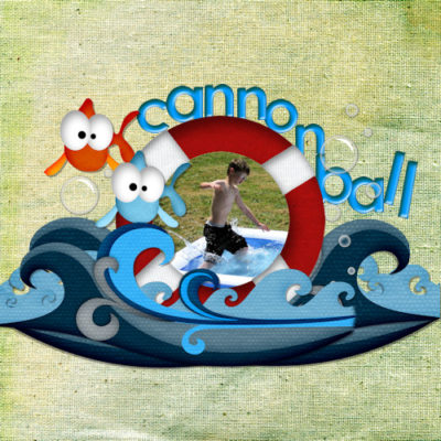 Cannonball – Digi-Scrap Layout